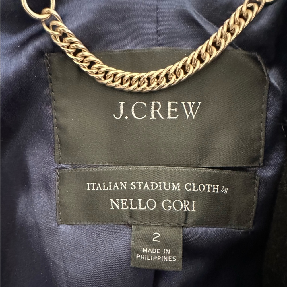J Crew Italian stadium-cloth wool coat - Picture 4 of 4